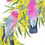 Thumbnail: Pink & Grey Galahs with Yellow Wattle A4
