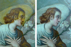 En cours d'allègement de vernis