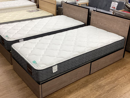 フランスベッド　シングルベッド　高密度連続スプリングマットレス