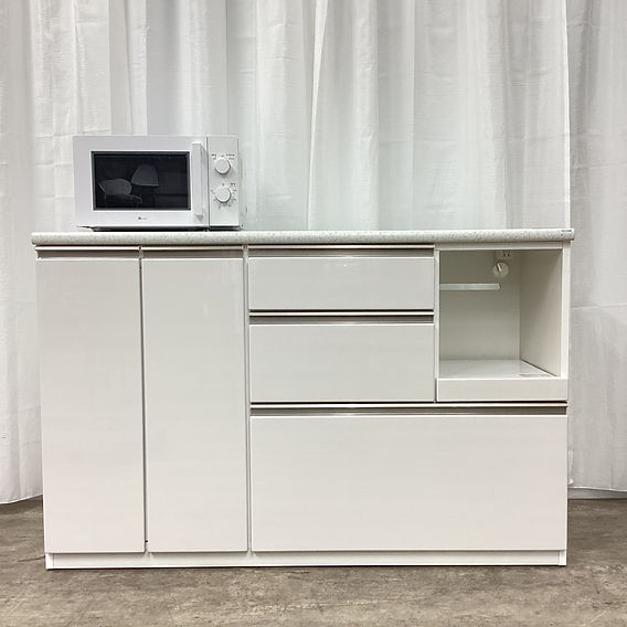 ニトリ アルミナ2 140CT WH キッチンカウンター