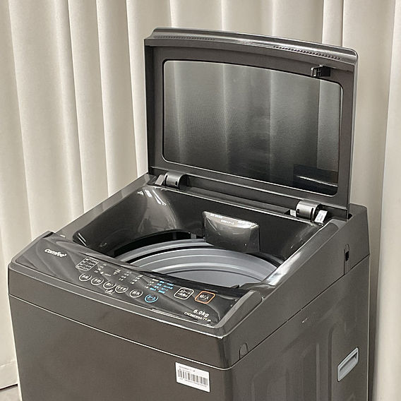コンフィー　全自動洗濯機　6kg CAC06EW60/TT-JP 2024年9月 Amazon | COMFEE' 全自動洗濯機 6kg 透明ガラスドア 一人暮らし