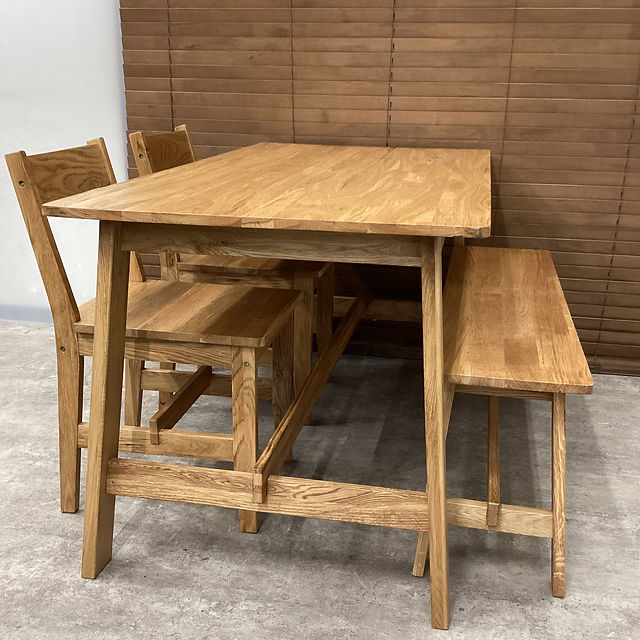 LOWYA ダイニングテーブル 無垢材 〜12/19