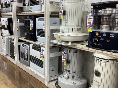 石油ストーブ・冬物家電　絶賛販売中！！買取も強化月間です！！