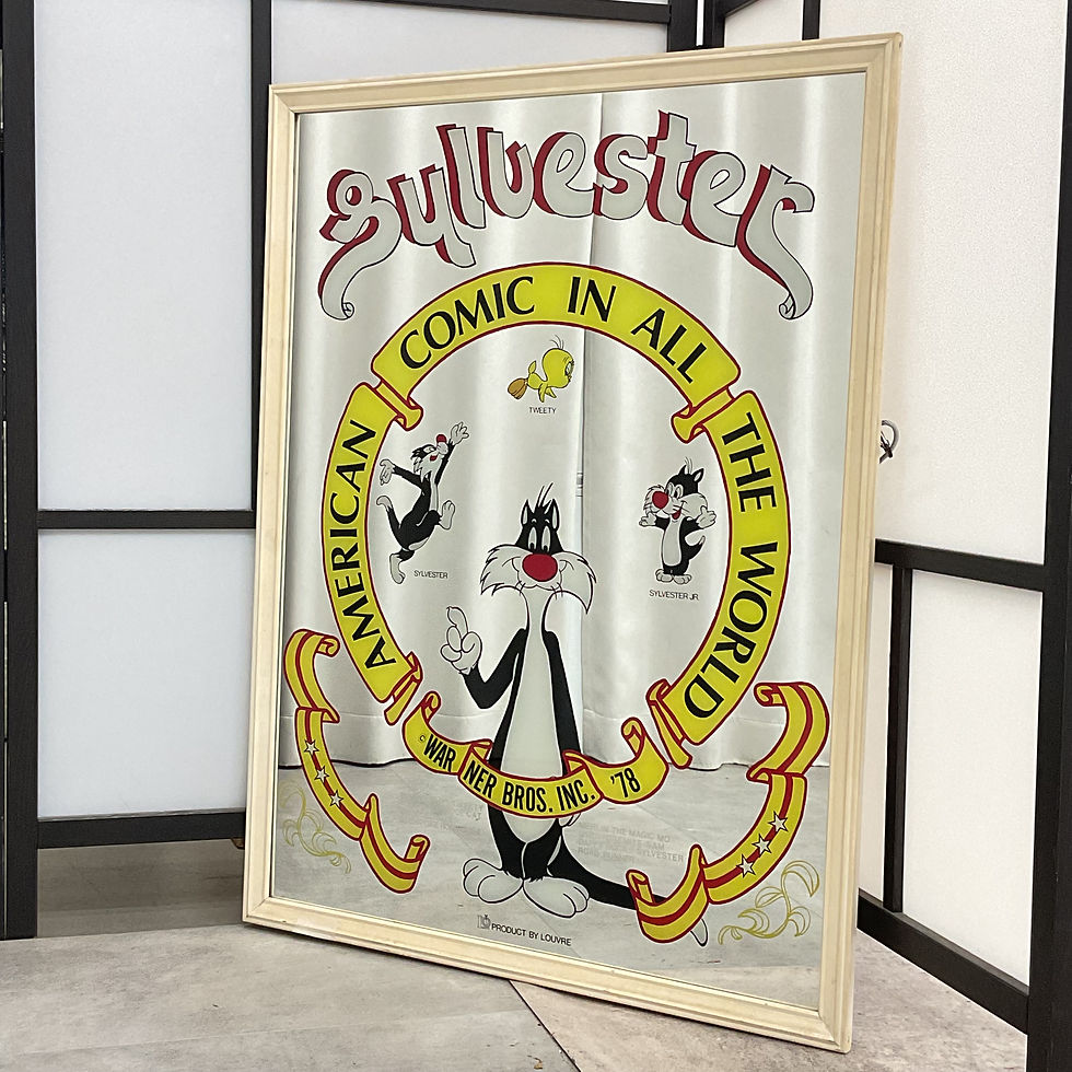 ワーナー・ブラザーズ　SYLVESTER ヴィンテージ・パブミラー