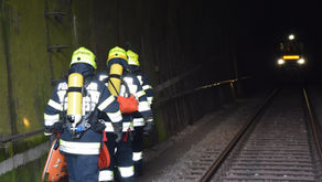 Tunnelübung am Bahnhof Laßnitzhöhe