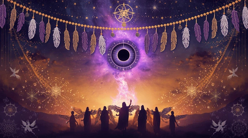 spirit guides under a psychic eye