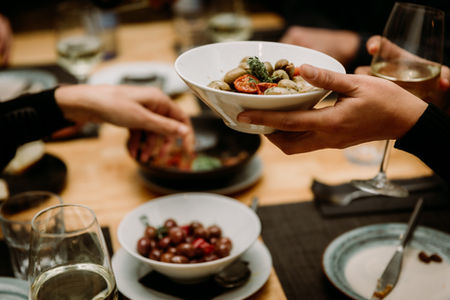 Food event at a restaurant in Barcelona