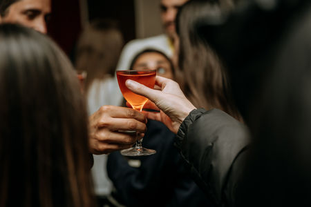 Cocktail at event in Barcelona