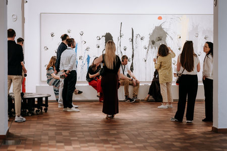 Visit of the fundacio Miro in Barcelona during an event