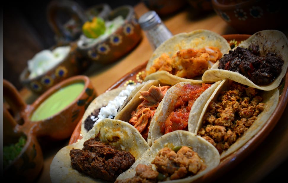 Arranged Food and Objects