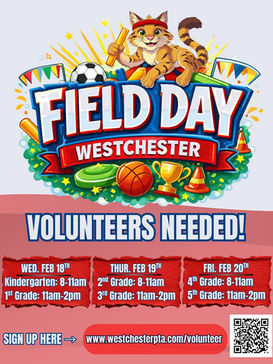 Attention 4th Grade Families...We need your help for Field Day this Friday at 8a!! Click to volunteer today!