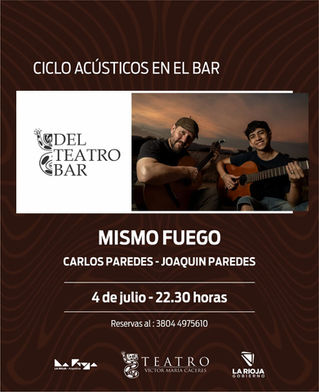 Joaquín y Carlos Paredes presentan "Mismo Fuego"