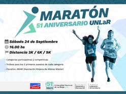 Se realiza la Maratón 51° Aniversario UNLaR
