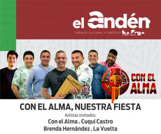 Con El Alma se presenta en El Andén con "Nuestra Fiesta"