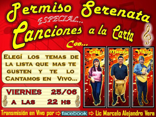 Nueva edición de "Permiso Serenata"