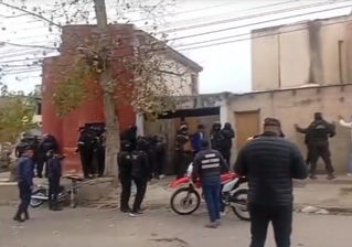 Operativo de saturación de la policía en barrios de la capital