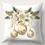 Thumbnail: White & Gold Bauble Cushion
