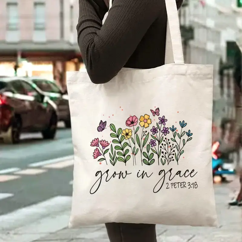 Thumbnail: Grow in Grace Tote Bag