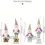 Thumbnail: Multi-Colour Christmas Santa Clause Telescopic Figurine