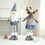 Thumbnail: Grey and Blue Christmas Santa Clause Telescopic Figurine