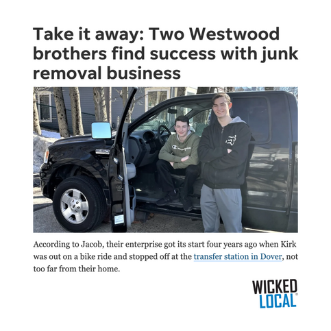 Junk Teens featured on Wicked Local.