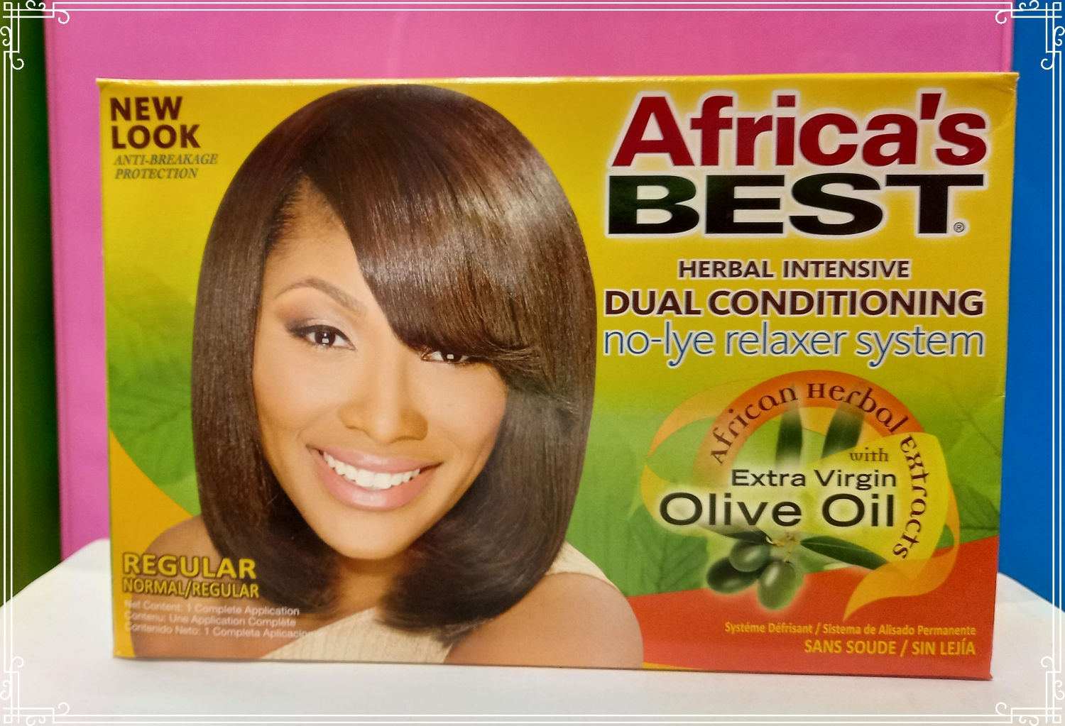 African Best no-lye Relaxer Kit 