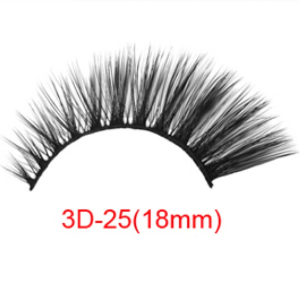 Thumbnail: Purple 11 Natural 3D Faux Mink Eyelash 