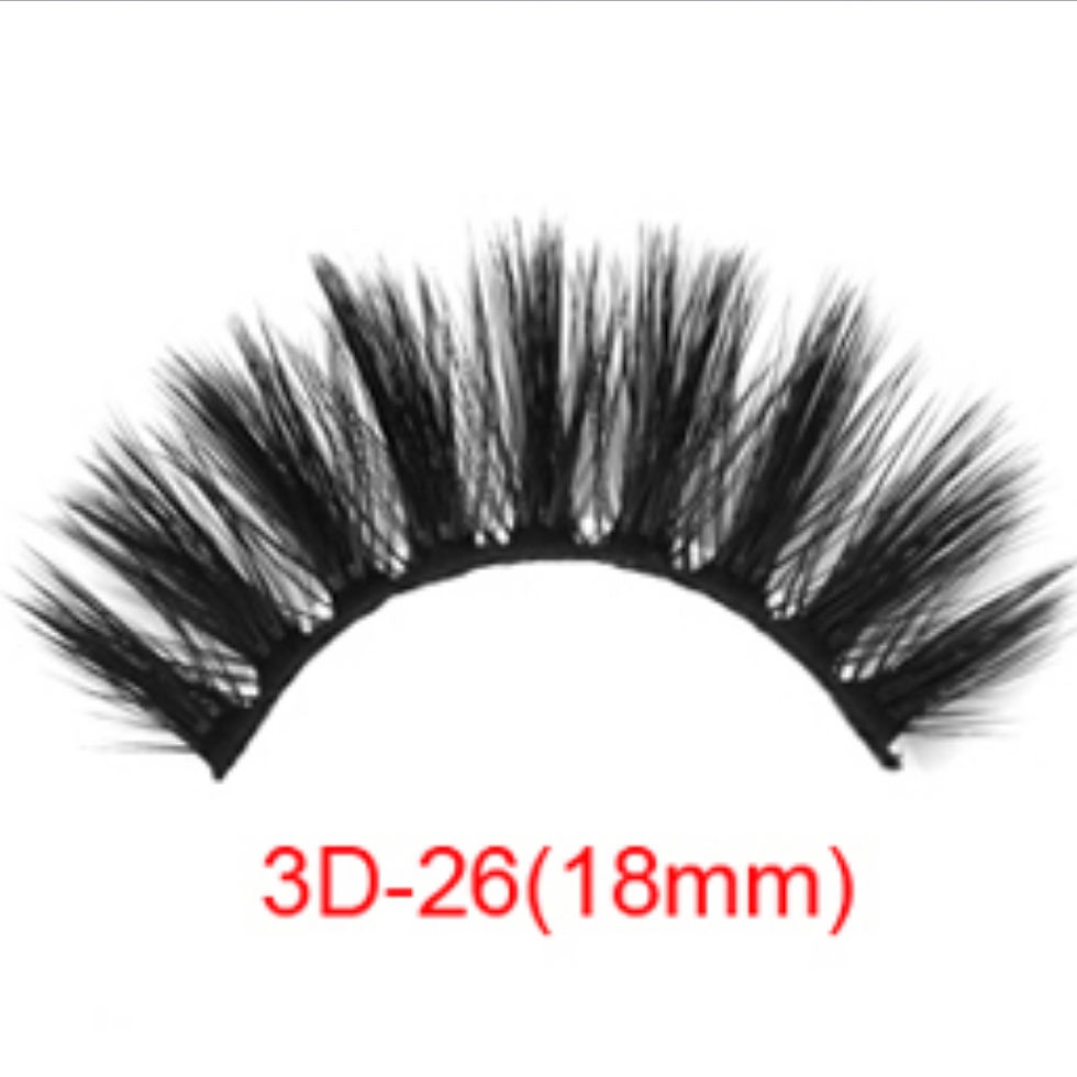 Thumbnail: Purple 11 Natural 3D Faux Mink Eyelash 