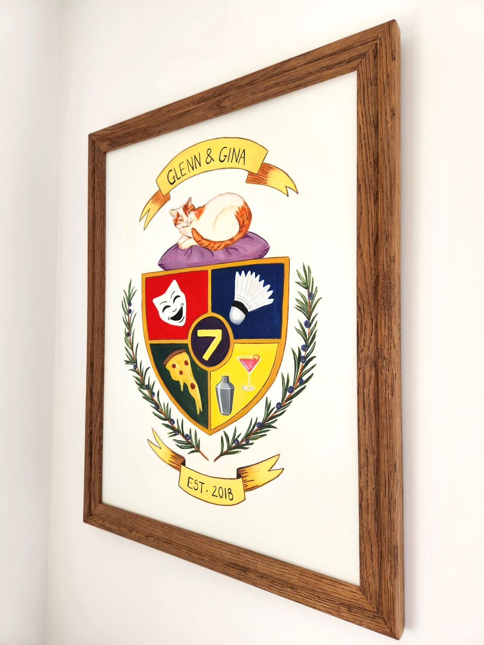 Coat of Arms Commission, Family Shield Side View