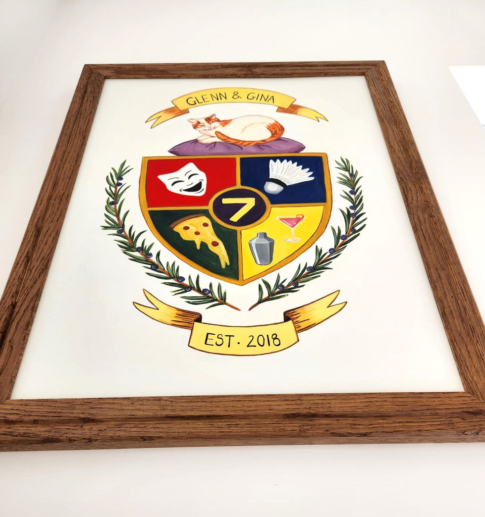 Coat of Arms Commission, Family Shield Bottom View