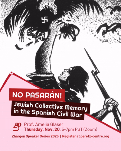 "No Pasaran: Jewish Collective Memory in the Spanish Civil War" online lecture with Dr. Amelia Glaser