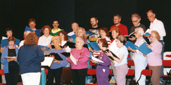 Group photo of choir members