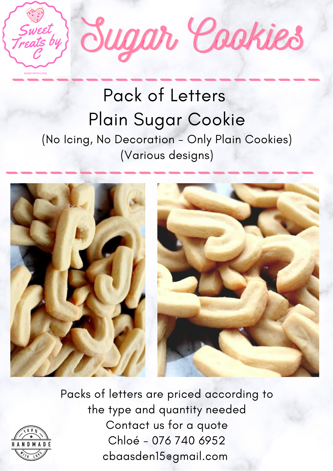Pack of Plain Sugar Cookies