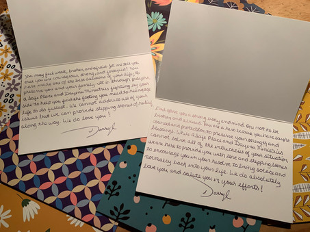 A little peek into Darryl's cards for individuals and families at A Safe Place.