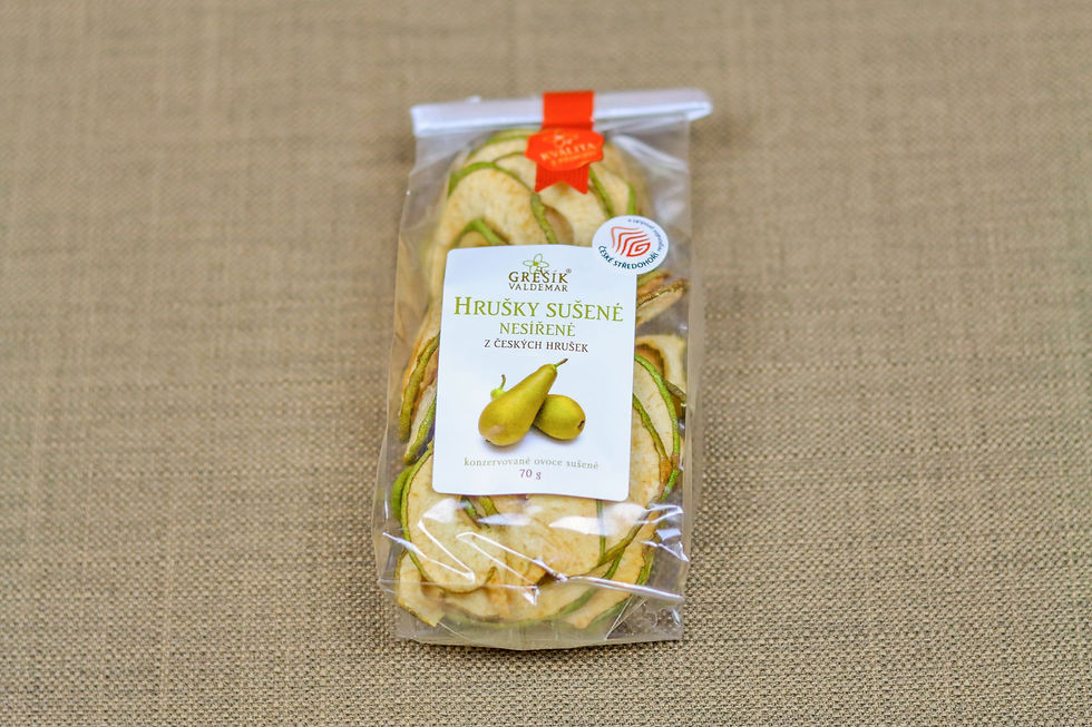 Sušené hrušky Valdemar Grešík