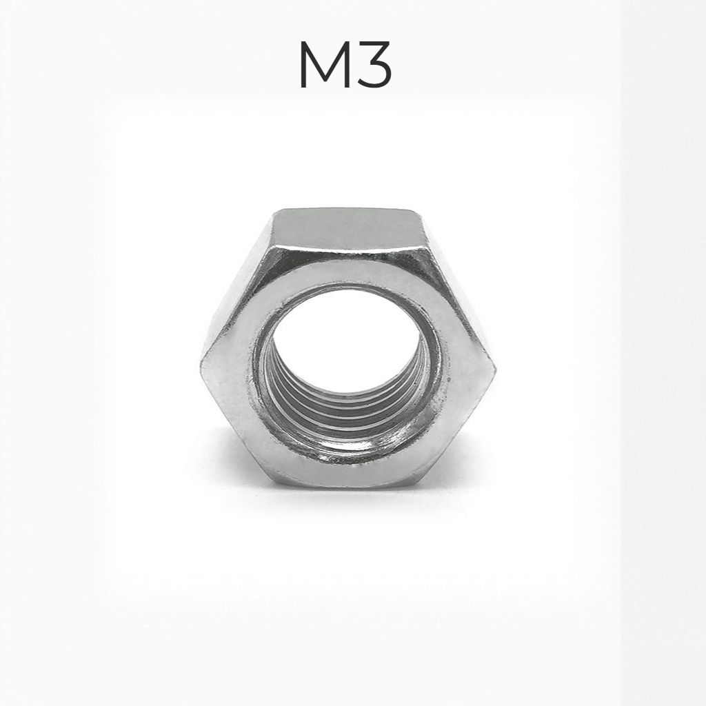 M3 Hex Nuts (SS304) (Pack of 25)