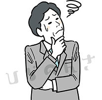 若者に対応に悩む中間管理職の上司のイラスト