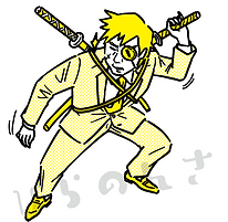 特殊な技能を持つサラリーマンのイラスト