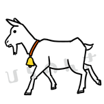 ヤギのイラスト