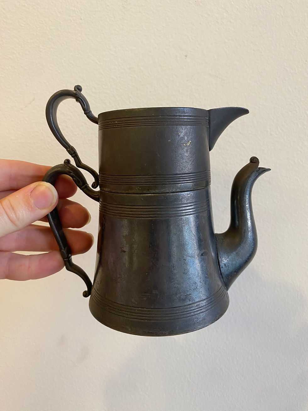 Silver plated teapot