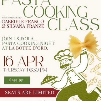 Pasta class - 16 April 2026
