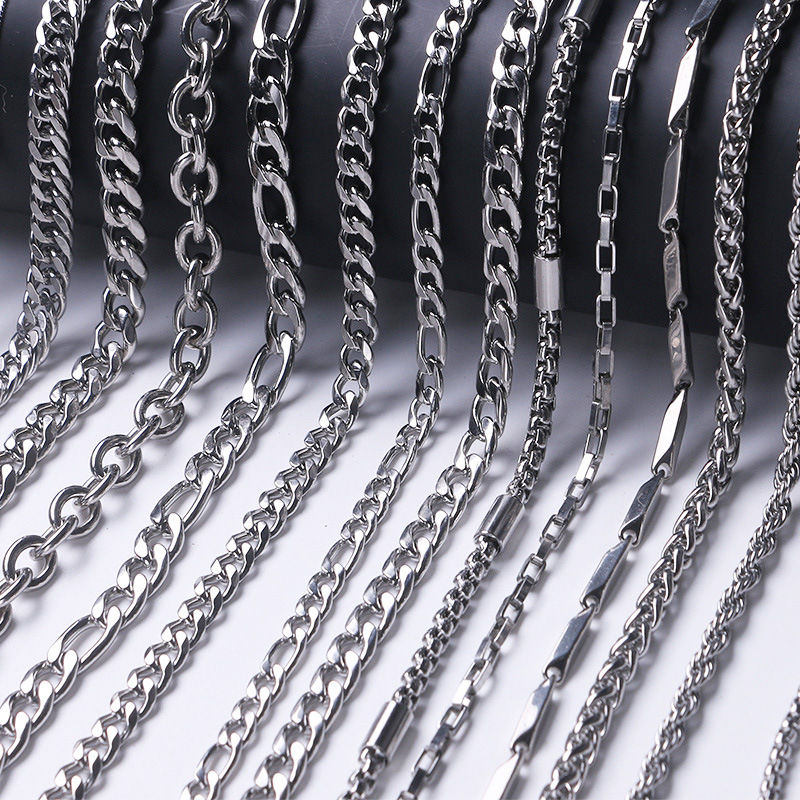 Stainless Steel Geometric Handmade Necklace Chain