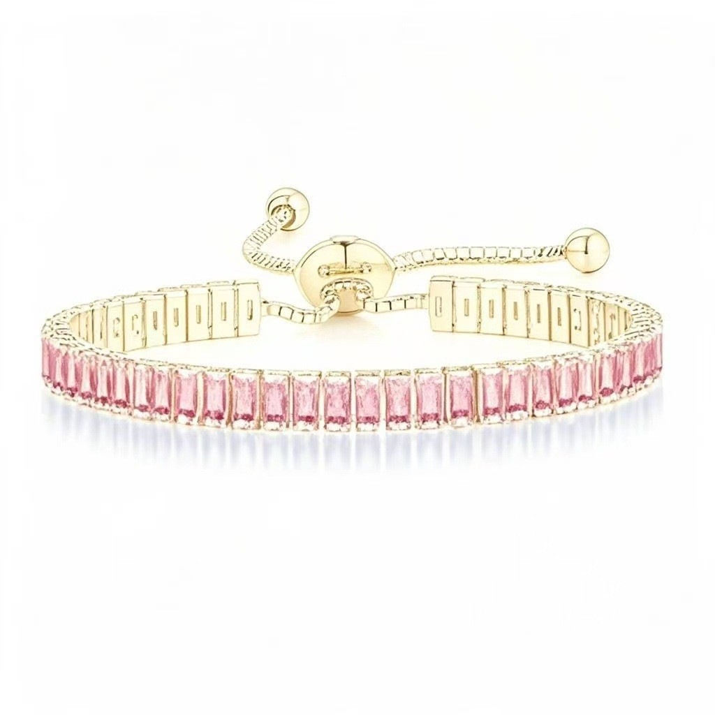 Adjustable Zircon Crystal Bracelet