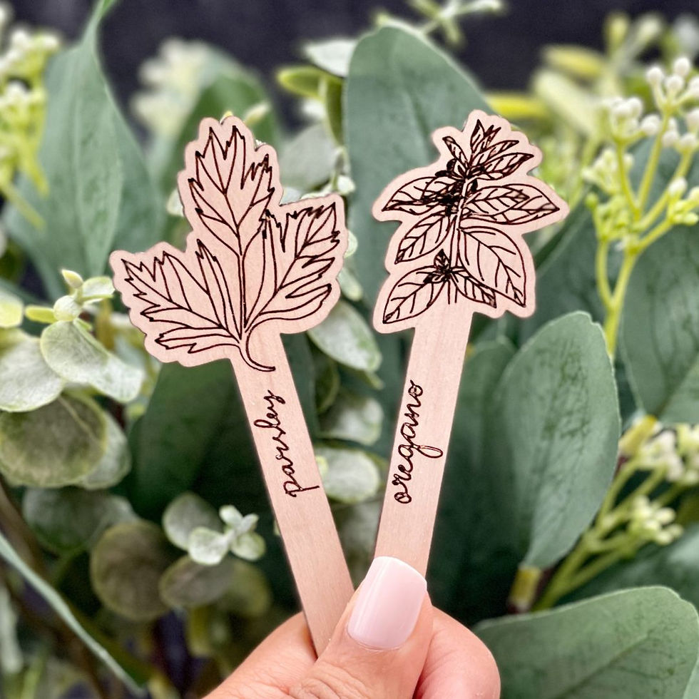 Thumbnail: Herb Marker Plant Stakes