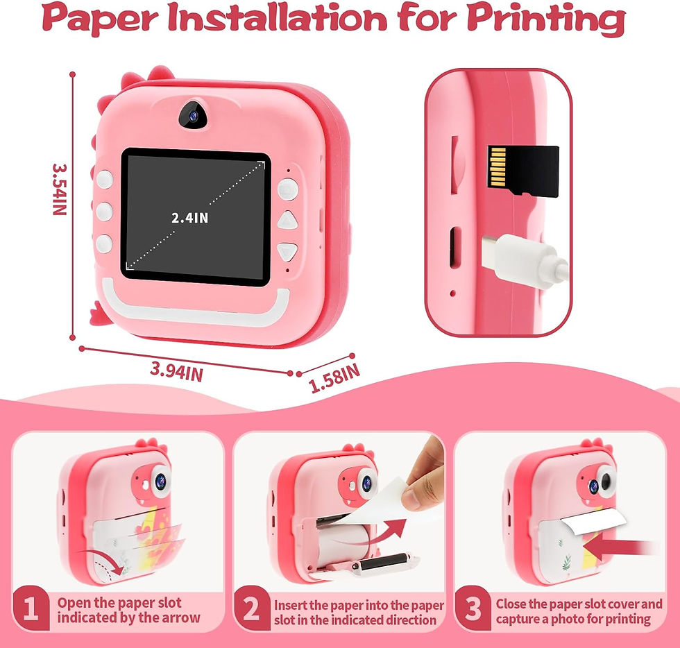Thumbnail: Kids Instant Print Camera | 24MP