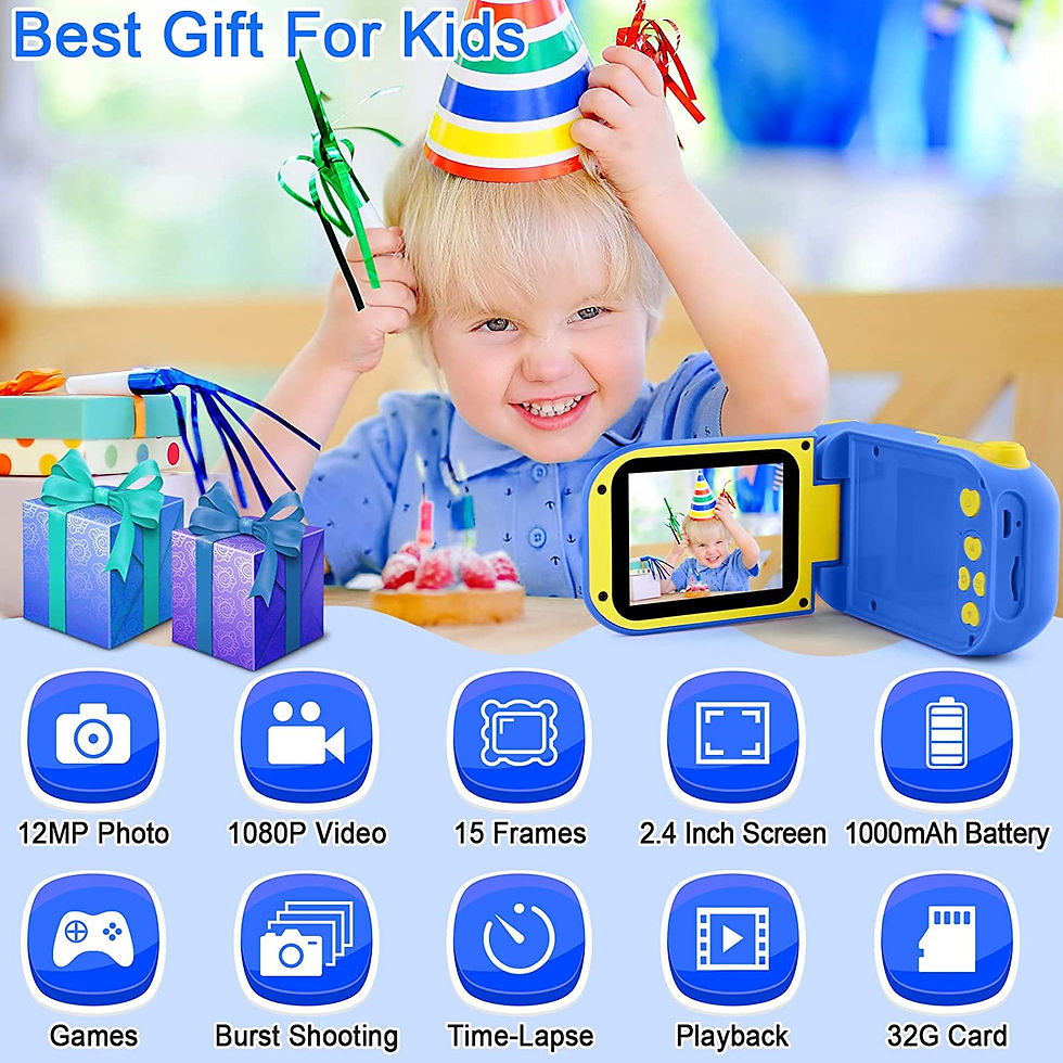 Thumbnail: Kids Digital Camera & Video Recorder 12MP