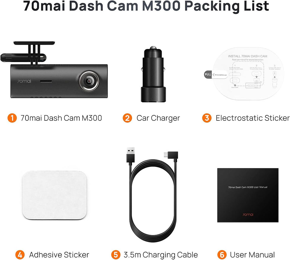 Thumbnail: Dash Cam WiFi | Full 1296P HD