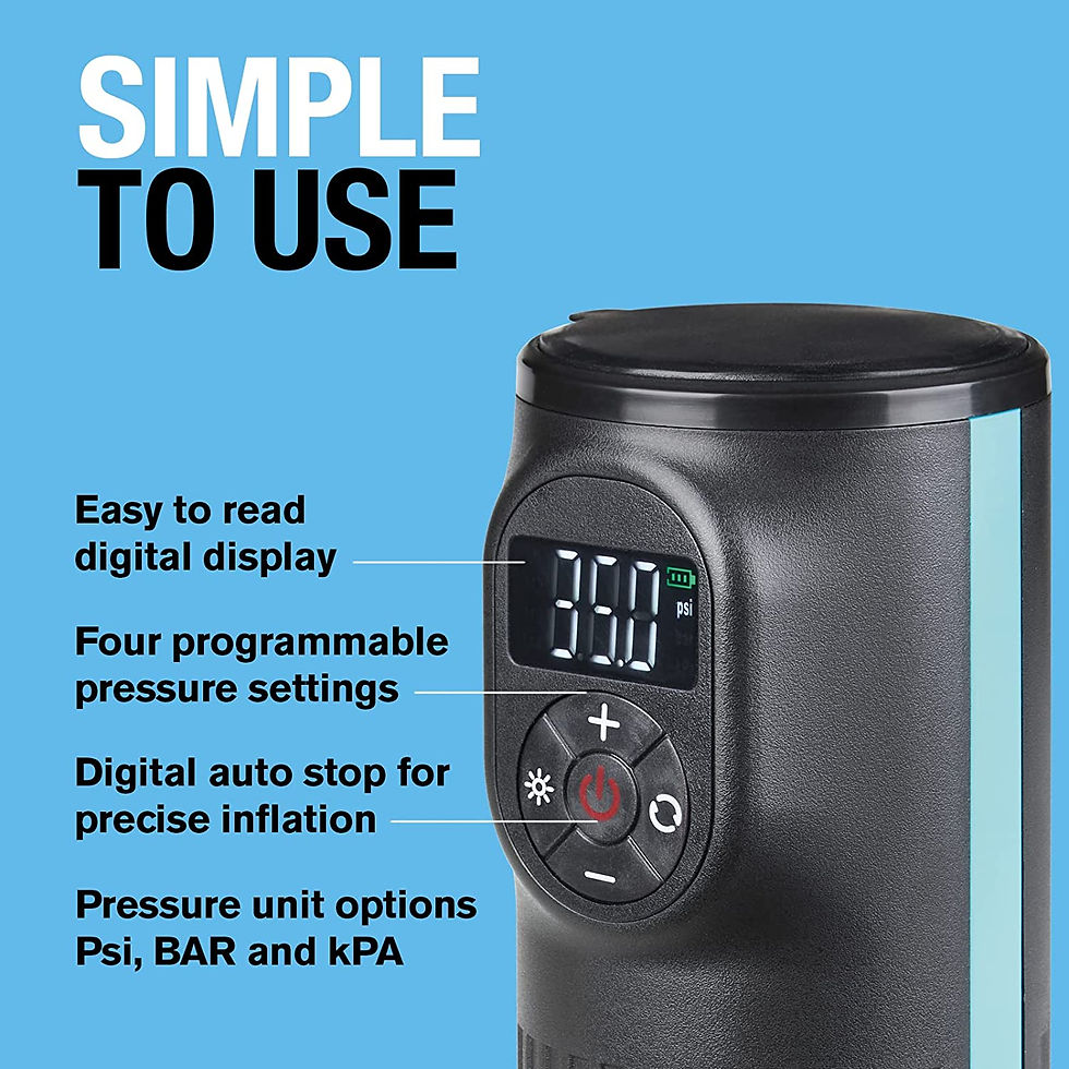 Thumbnail: Cordless Handheld Rechargeable Tyre Inflator