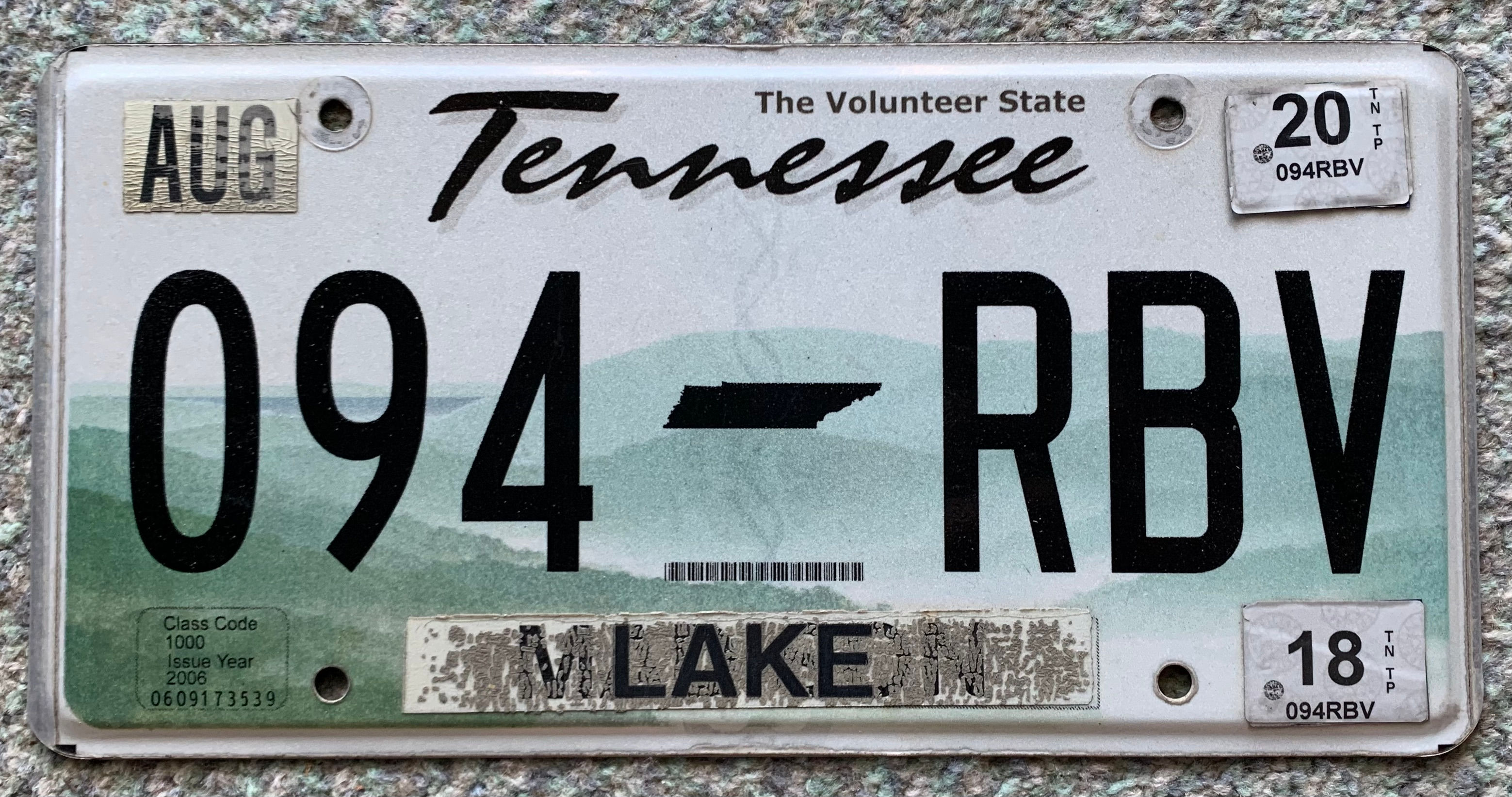 Tennessee 2020 LAKE COUNTY