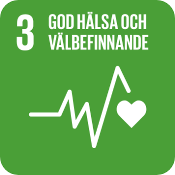 Ikon FN:s globala hållbarhetsmål 3